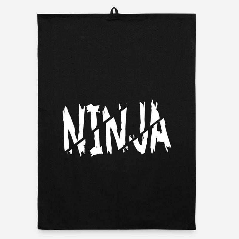 Ninja - Torchon bio - noir