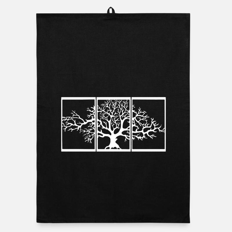 Nature View (White) Organic dish towel