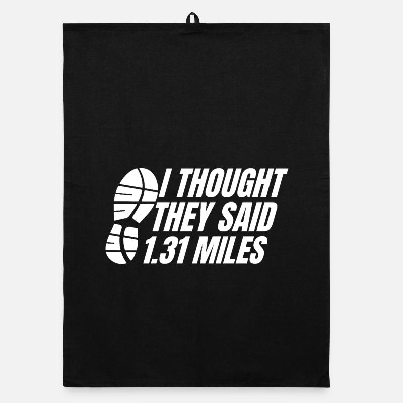 marathonien, ils ont dit 1,31 miles de course Torchon bio