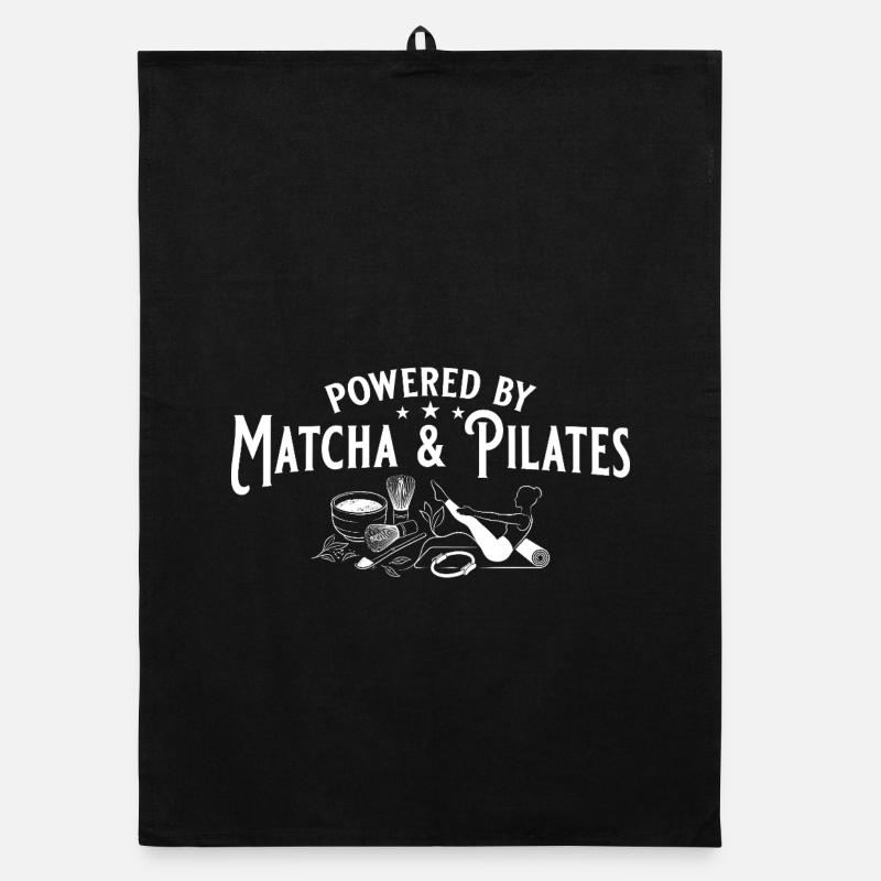 Matcha & Pilates: Dein tägliches Wellness-Duo Organic Geschirrtuch
