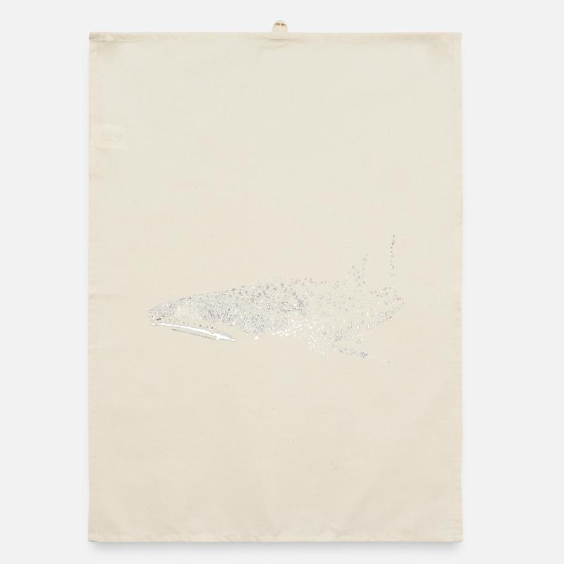 Whale shark Organic dish towel