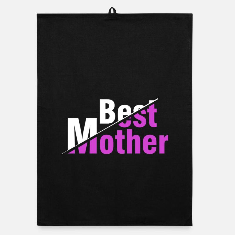 Bestes Mutterhemd – lustiger Muttertagsgeburtstag Organic Geschirrtuch