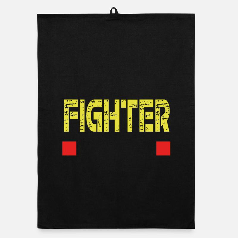 Base de texte FIGHTER Torchon bio