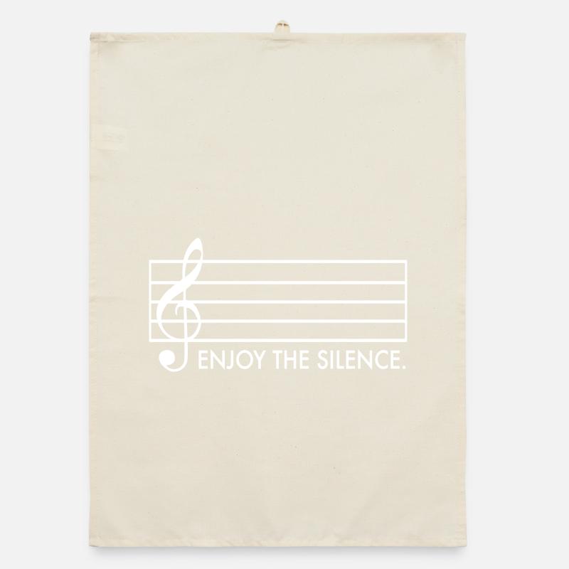 Écoute le silence Torchon bio