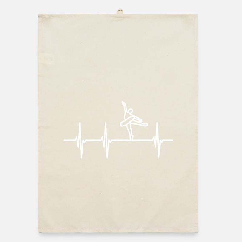 Ballet dancer Pulsschlag Organic dish towel