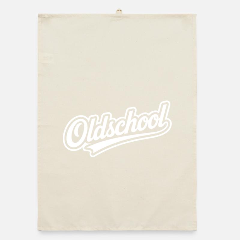 Conception de typographie rétro à l’ancienne Torchon bio