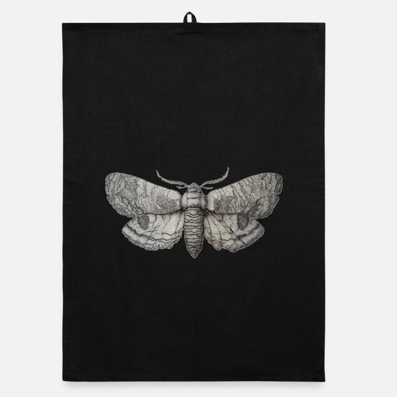 Motte Vintage - Organic Geschirrtuch - Schwarz