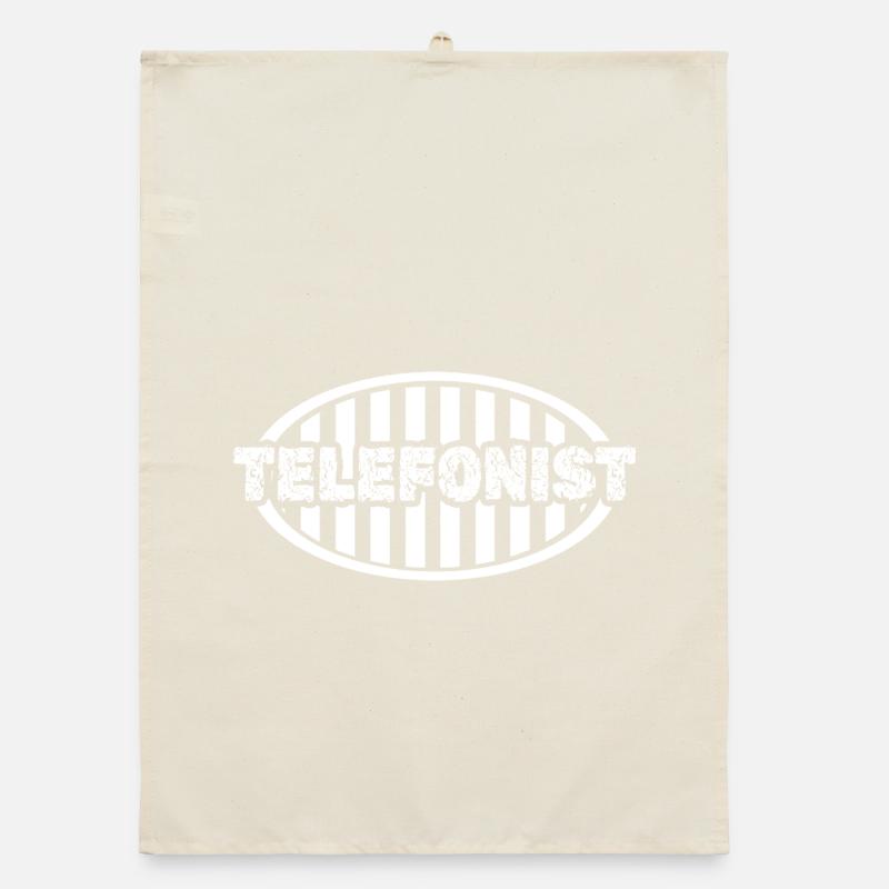 Gift for telephone operator Organic dish towel