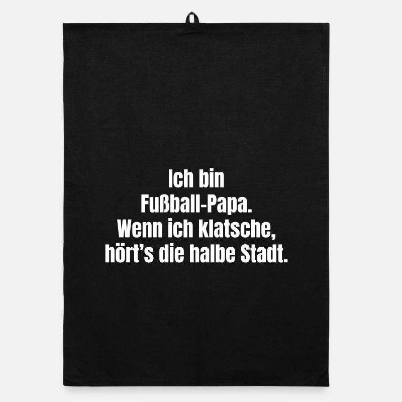 I'm Soccer Dad Saying Organic dish towel