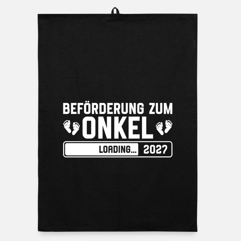 Beförderung zum Onkel 2027 loading Organic Geschirrtuch