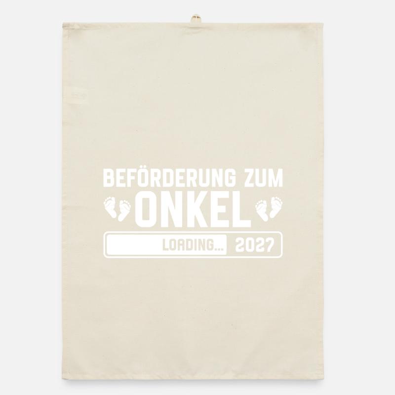 Beförderung zum Onkel 2027 loading Organic Geschirrtuch