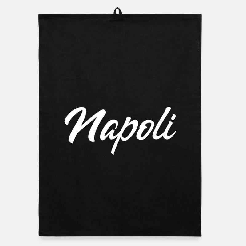 Napoli Script Schriftzug Organic Geschirrtuch