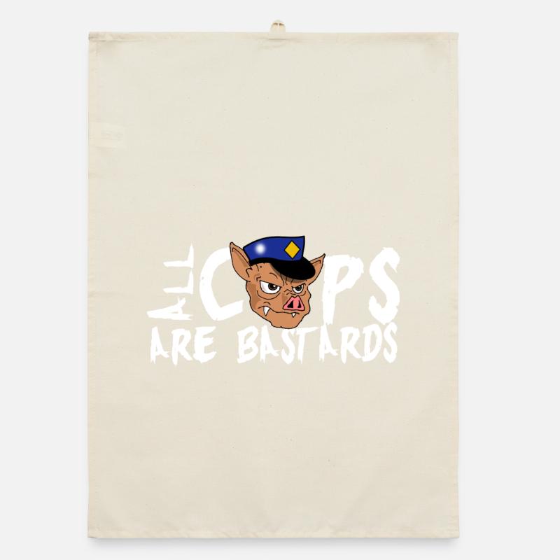 Cops sind scheiße ! Organic Geschirrtuch