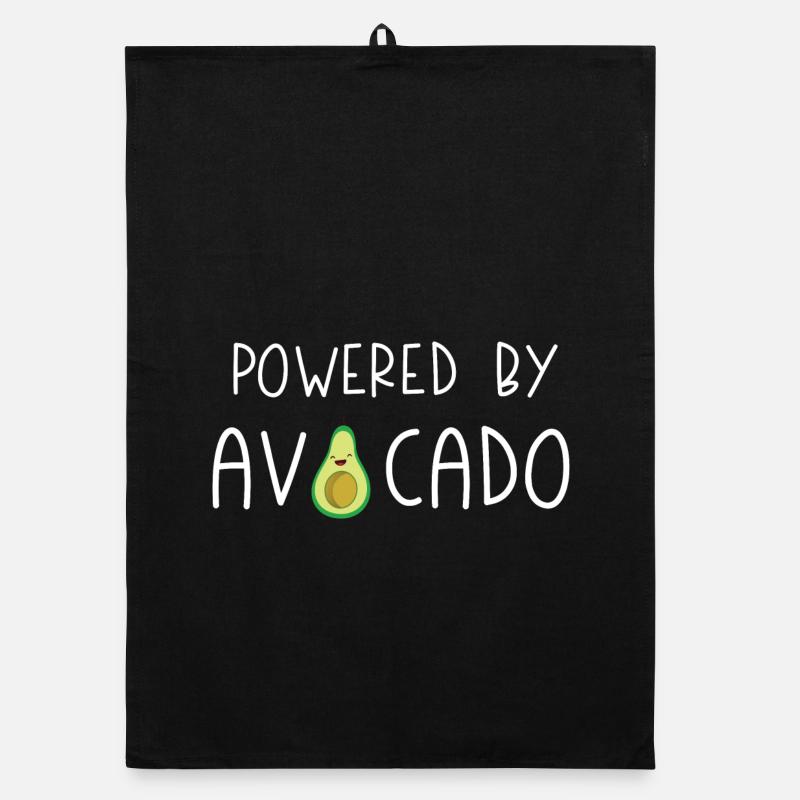 Angetrieben von Avocado Organic Geschirrtuch