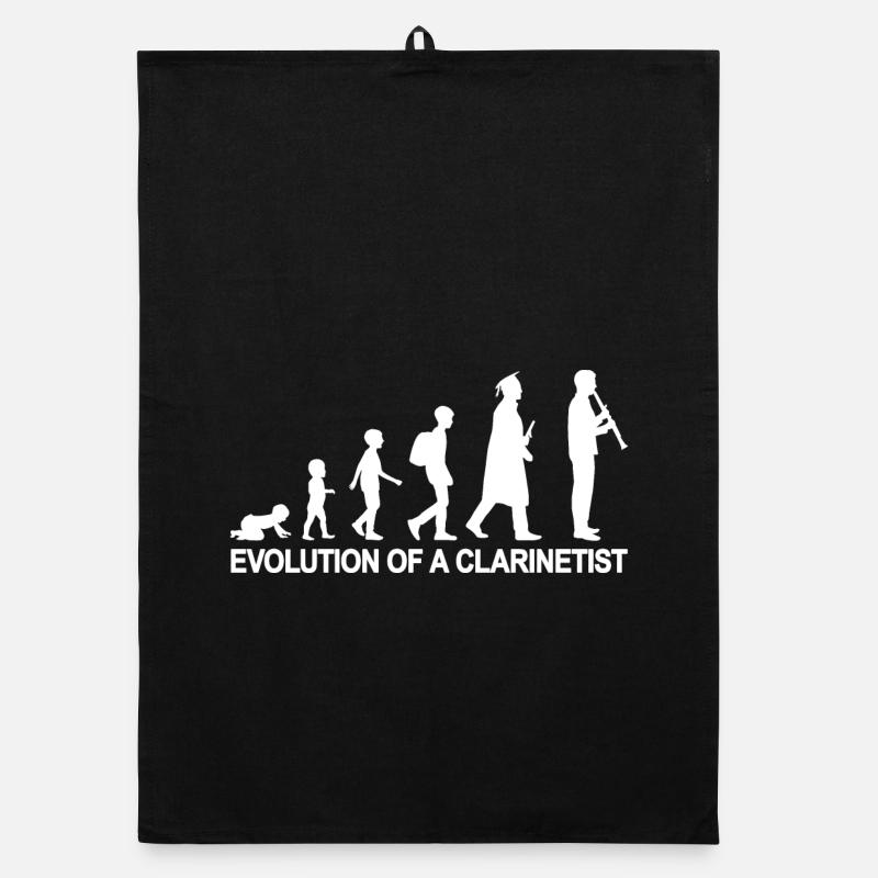 Development of a clarinetist Organic dish towel