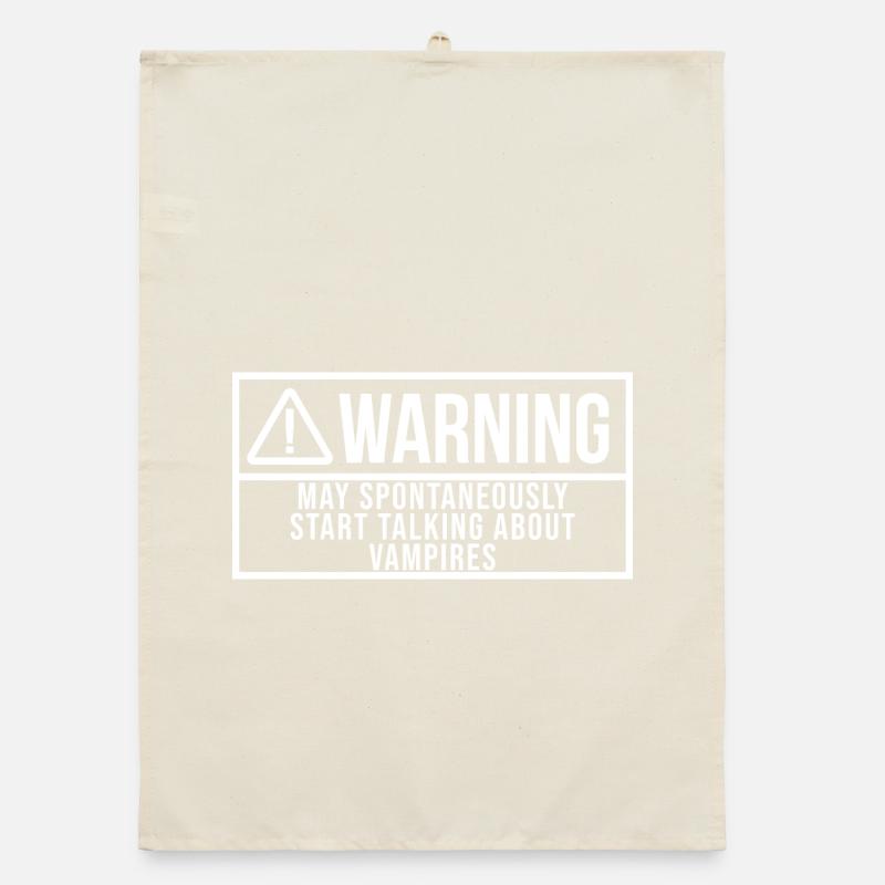 Vampire Organic dish towel