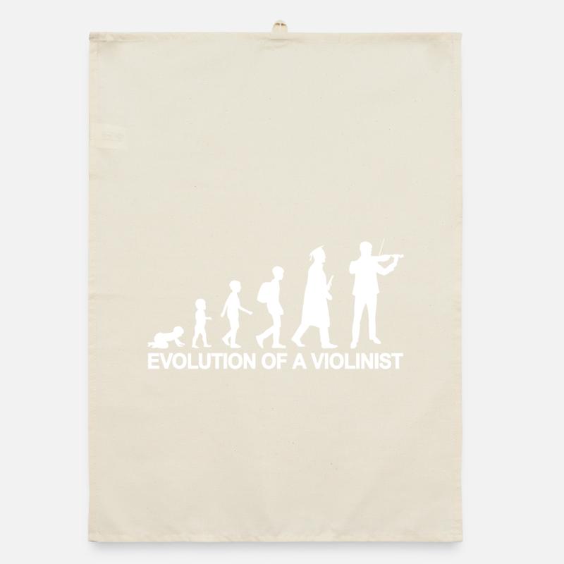 Entwicklung eines Violinist Organic Geschirrtuch