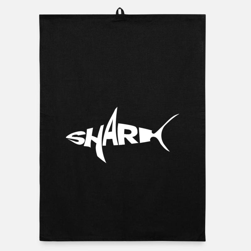 Logo Requin Graffiti Typo Torchon bio