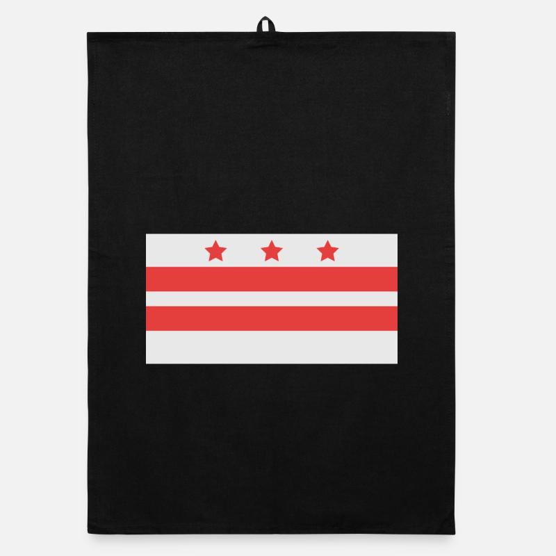 Washington-Flagge Organic Geschirrtuch