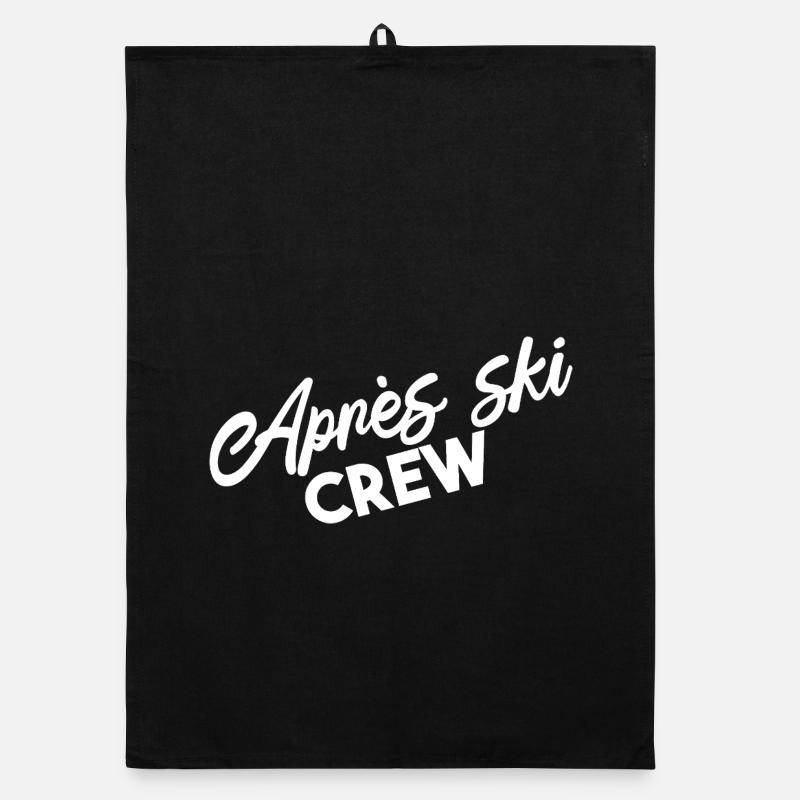 Apres Ski Crew Party Vibes Organic Geschirrtuch
