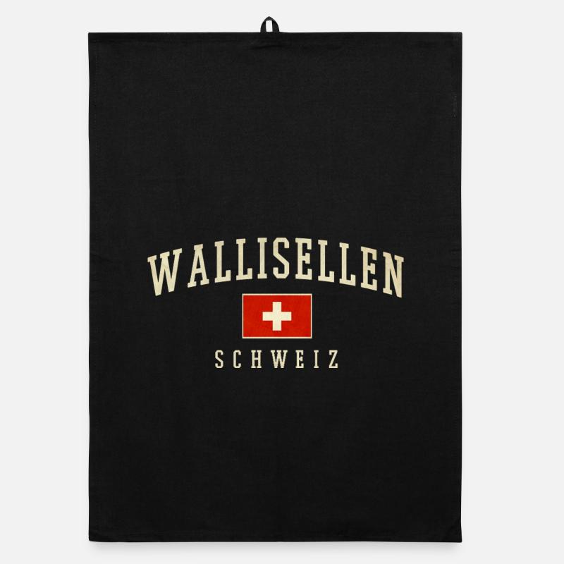 Wallisellen Suisse Conception du drapeau Torchon bio