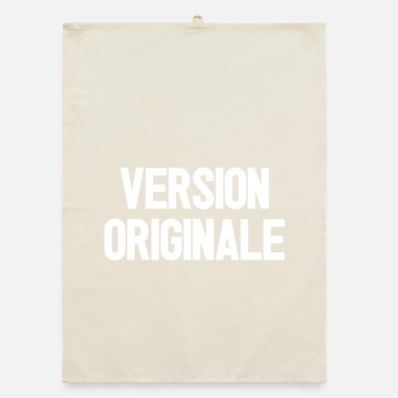 VERSION ORIGINALE !  Torchon bio