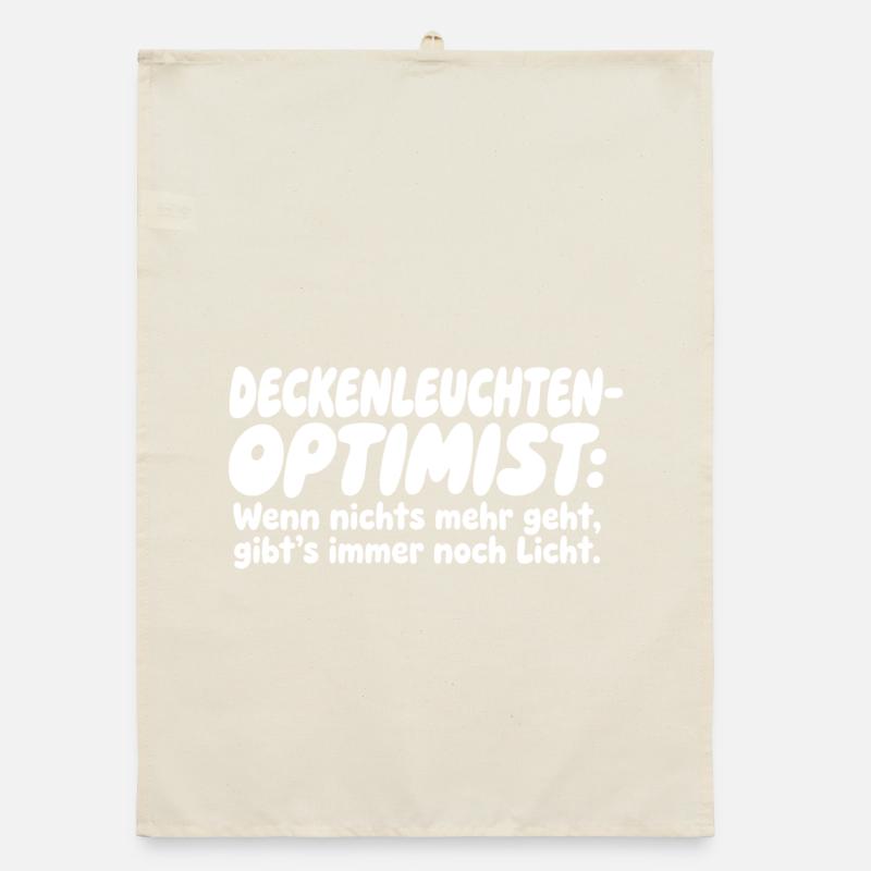 Deckenleuchten-Optimist Organic Geschirrtuch