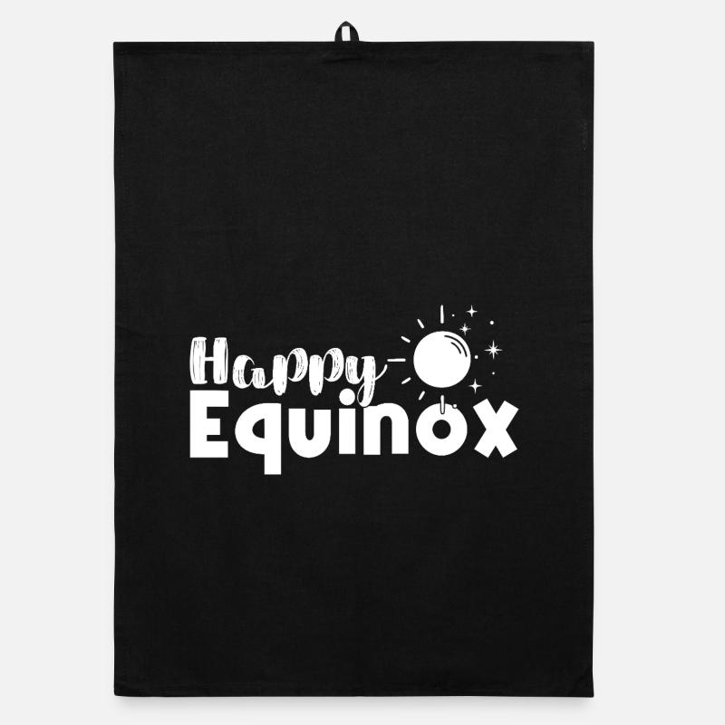 Joyeux équinoxe Pâques Ostara Torchon bio