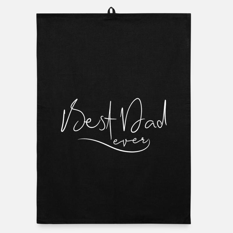 Best Dad Ever Gift Shirt Organic dish towel