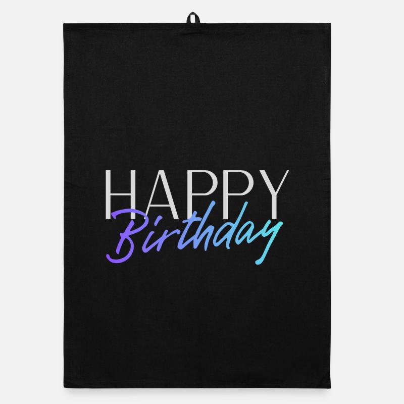 Bon anniversaire Torchon bio