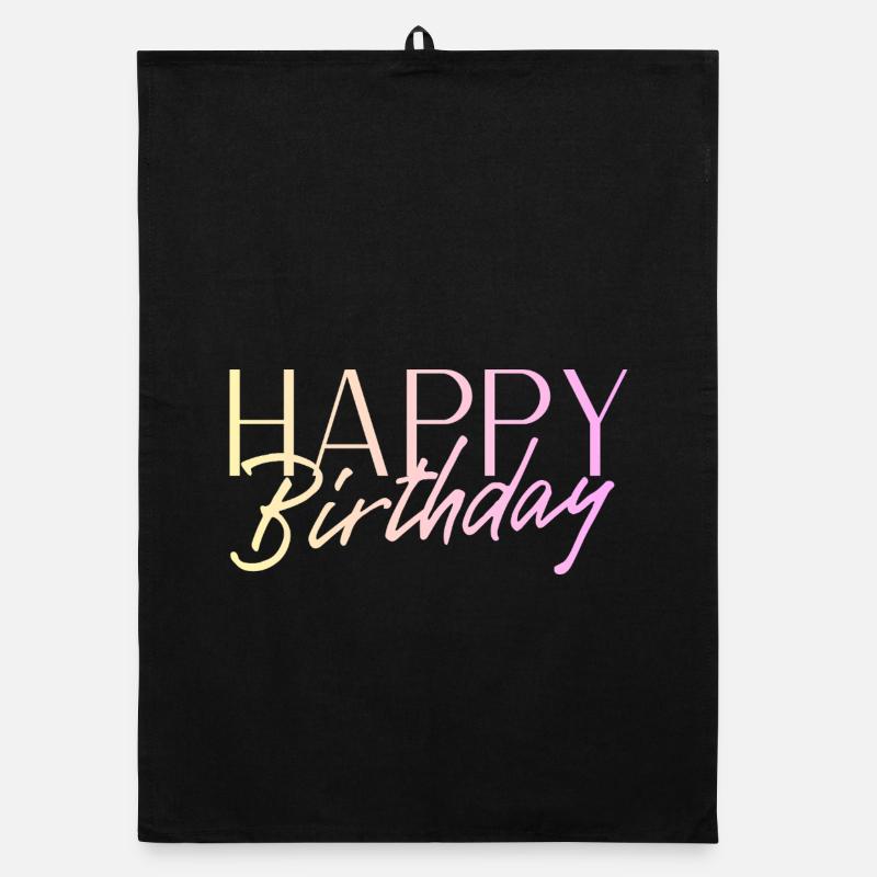 Bon anniversaire Torchon bio