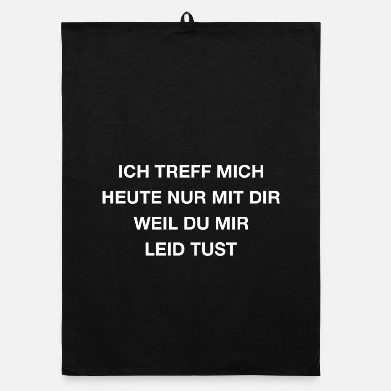 Frecher Humor Heul Leise Spruch Organic Geschirrtuch