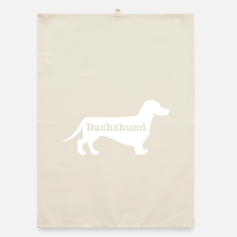 Dackel Organic Geschirrtuch