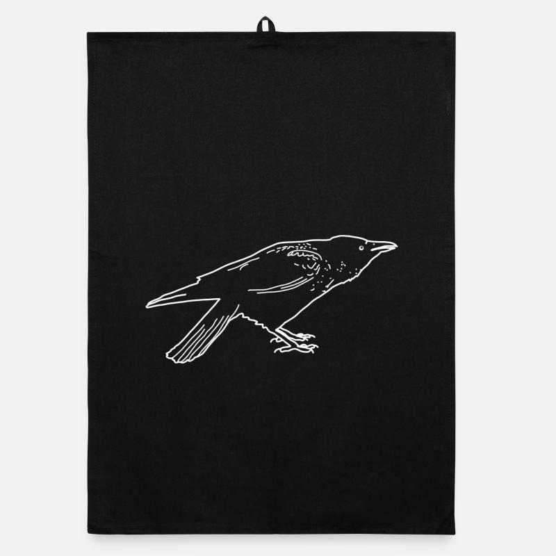 Crow linears Organic dish towel