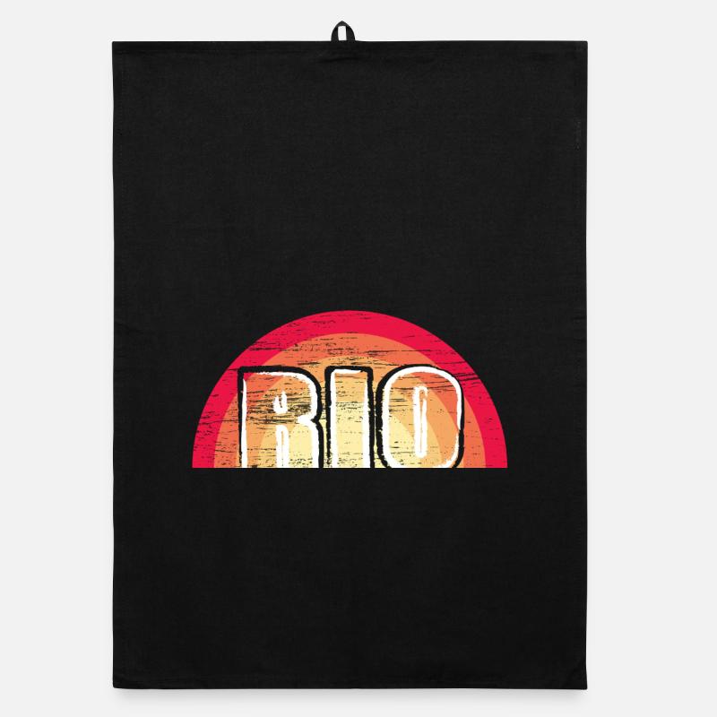 Rio logo Vintage Sunset Torchon bio