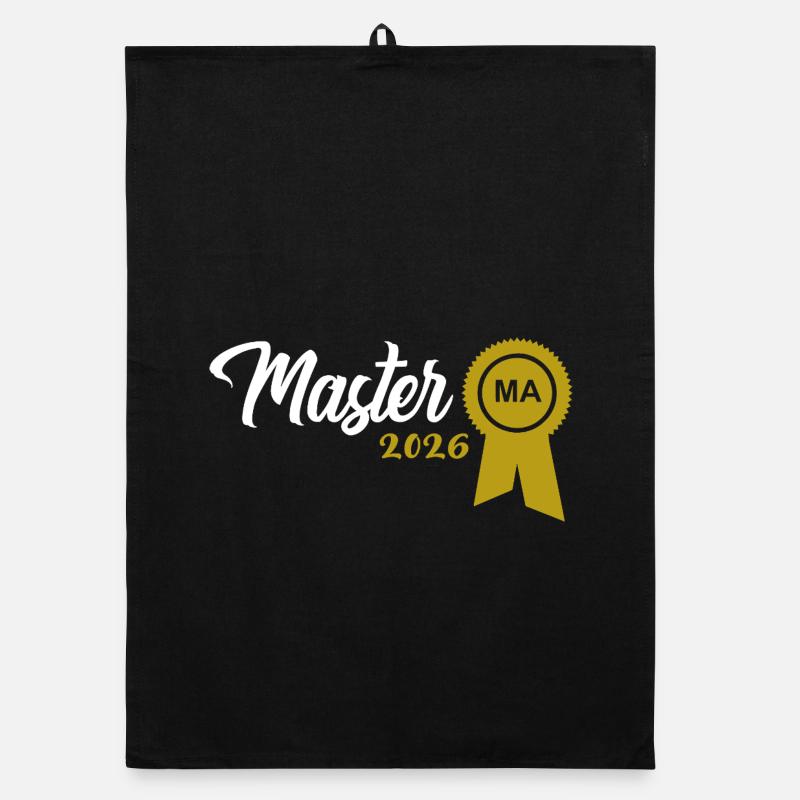 Master's degree passed in 2026 Graduation ceremony Organic dish towel