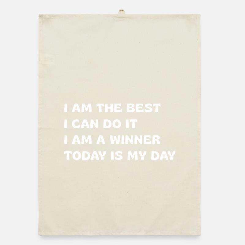 Powerful Affirmations Organic dish towel