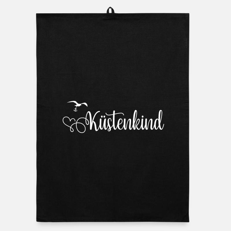 Küstenkind Mit Herz Organic Geschirrtuch