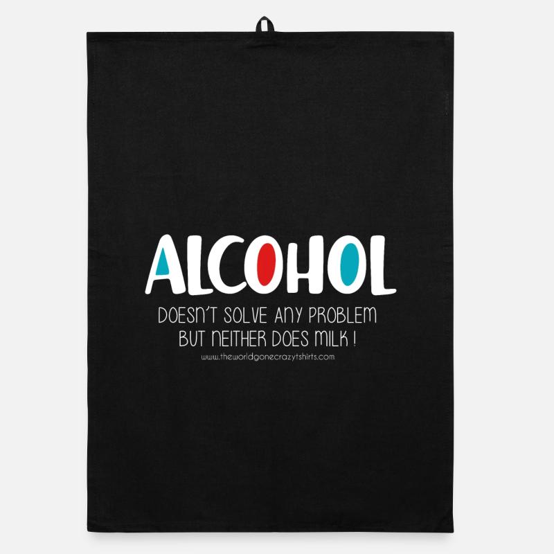 Alcohol (dark) Organic dish towel