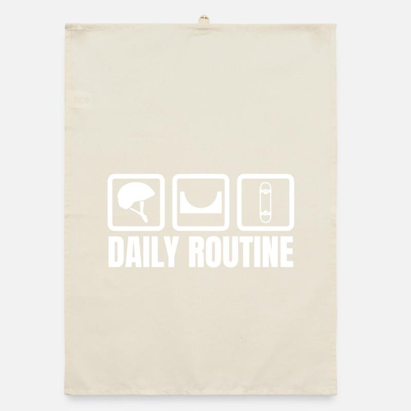 Skater Routine Organic dish towel