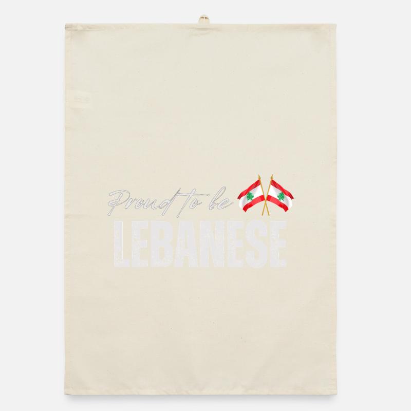 Libanese stolz, ich liebe den Libanon Organic Geschirrtuch