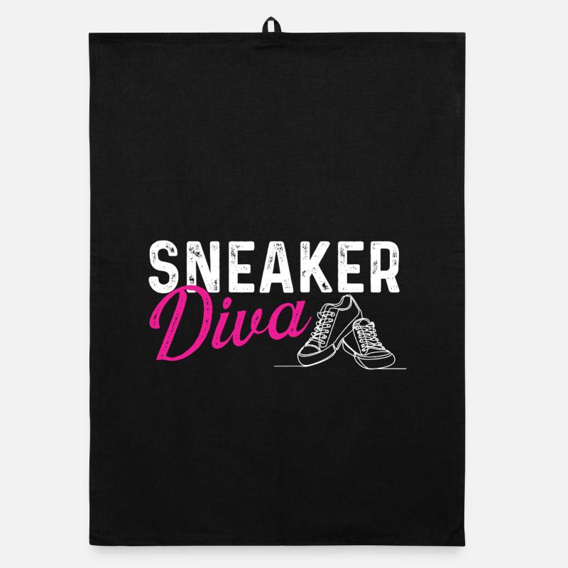 Sneaker Diva Streetwear Style for Sneaker Queens Organic dish towel
