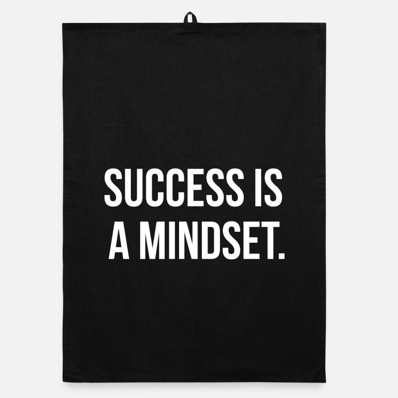 SUCCESS IS A MINDSET. | Greyline Official - Torchon bio - noir