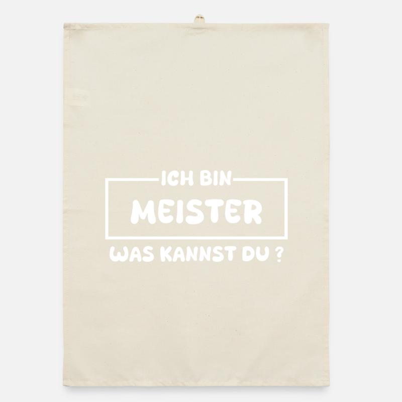 Master craftsman as a profession Organic dish towel