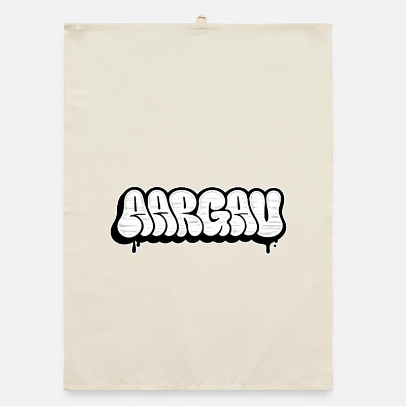 Aargau Graffiti Bubble Organic dish towel