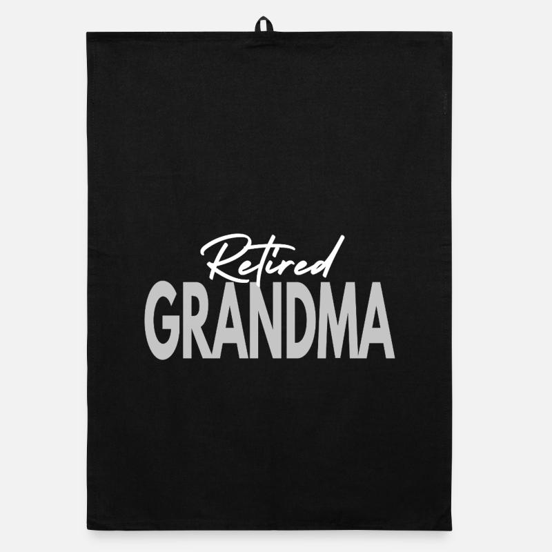 Retired Grandma Organic dish towel
