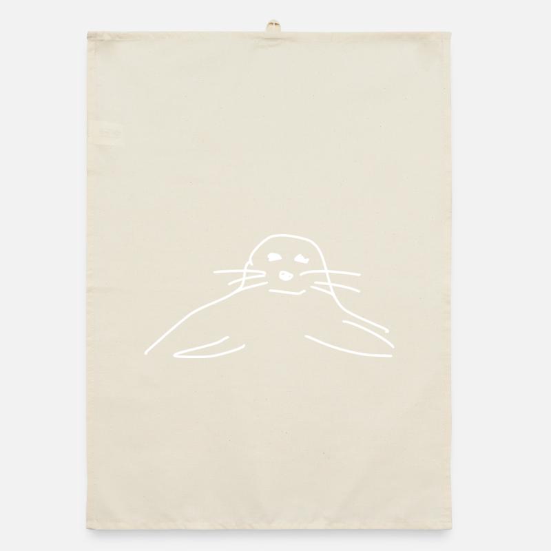 phoques phoques phoques animaux Torchon bio