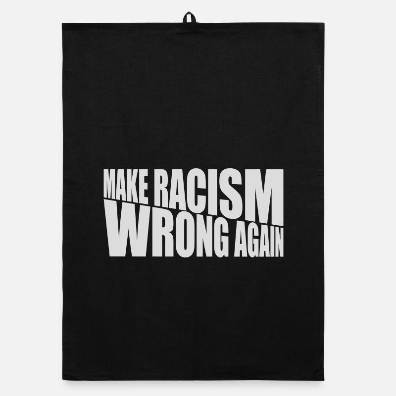 make racism wrong again Organic Geschirrtuch