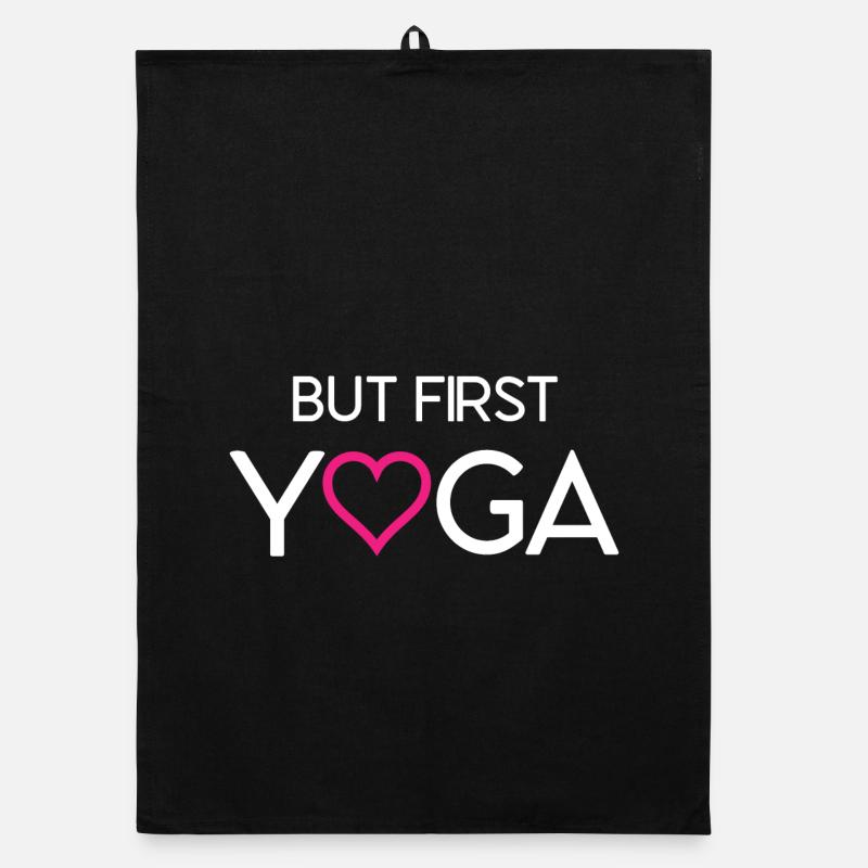 But First Yoga Organic dish towel
