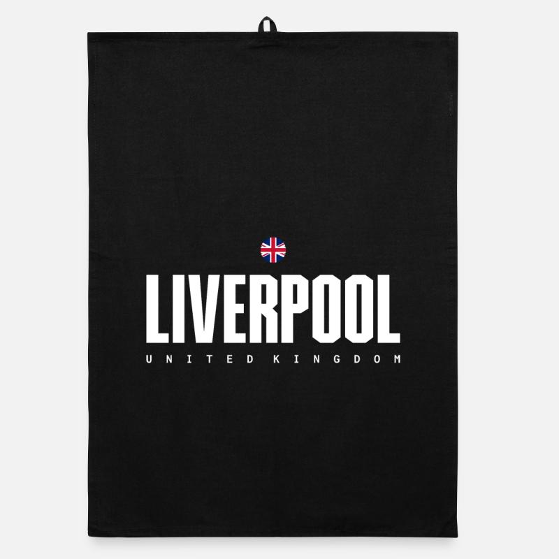 Texte du bloc gras de Liverpool Torchon bio